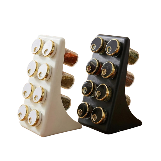 Condimentero Compacto Premium - 8 frascos