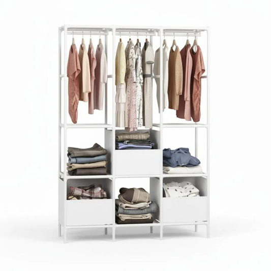 Ropero Multifuncional Montable Blanco